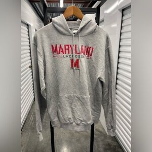 Champion Maryland Terps lacrosse hoodie medium 22 x 26